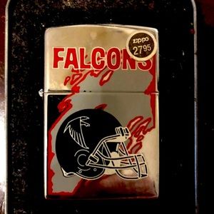 Rare Retired Atlanta Falcons Zippo